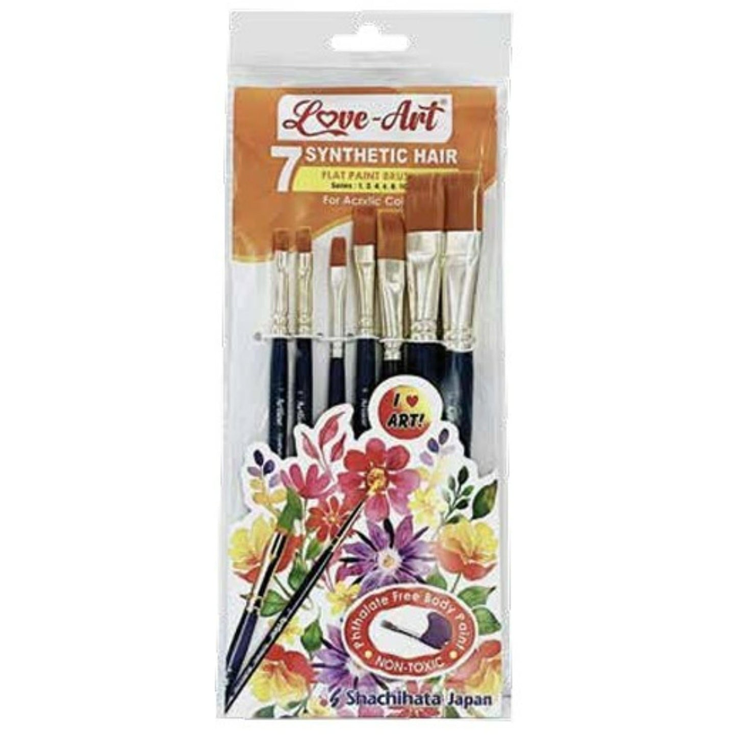 Synthetic Flat Paint Brush