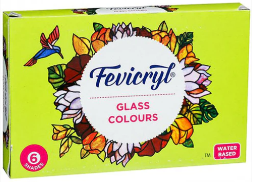 Fevicryl Glass Colours (6) - 75 ml