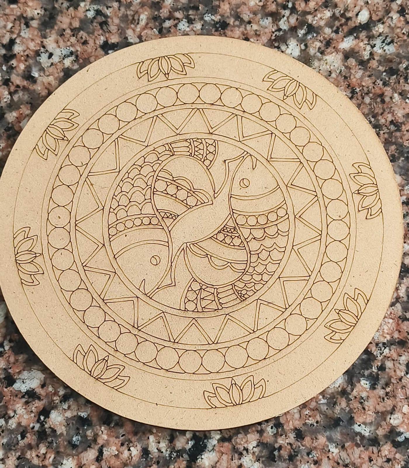 MDF PM madhubani fish 90