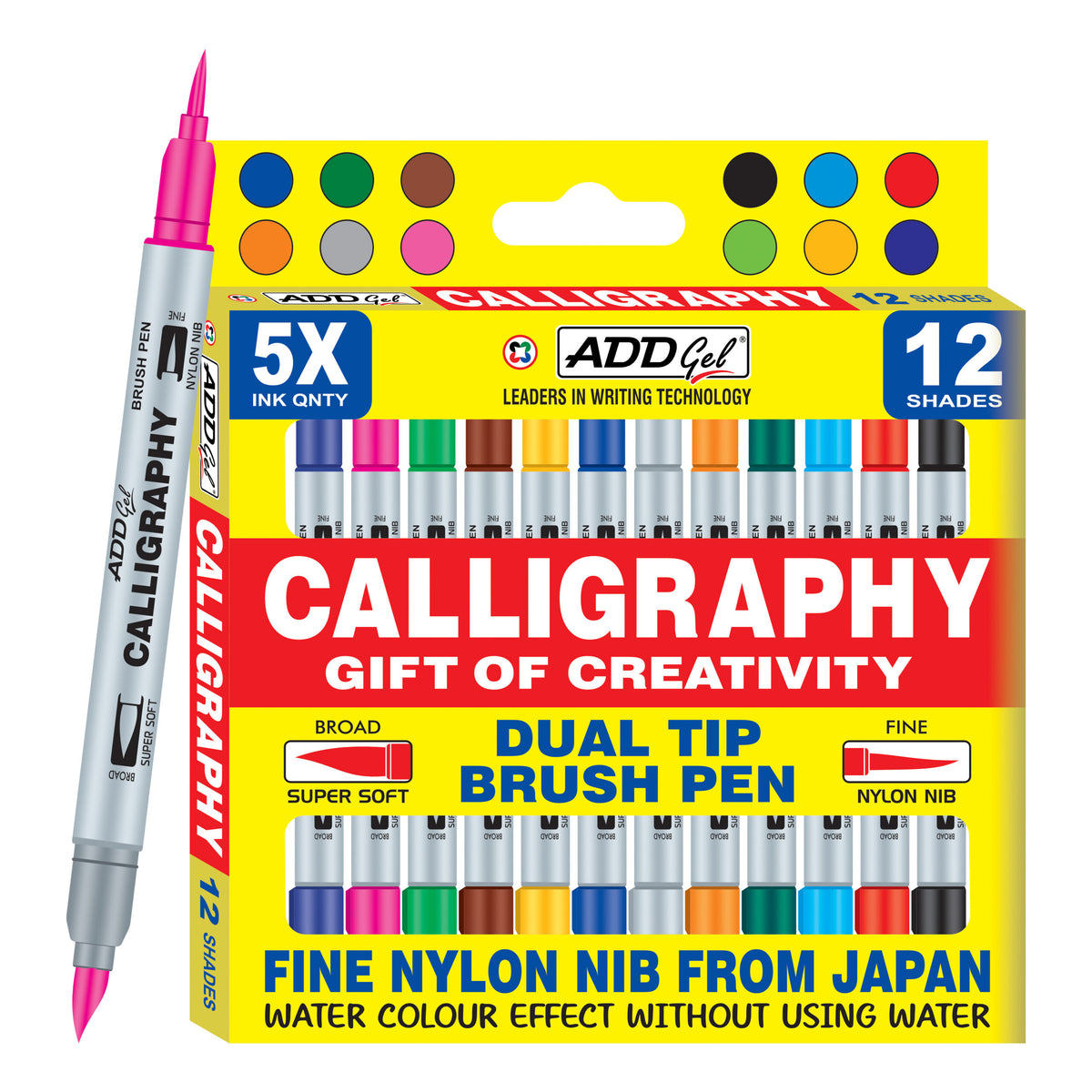 Calligraphy Dual Tip Brush Pen