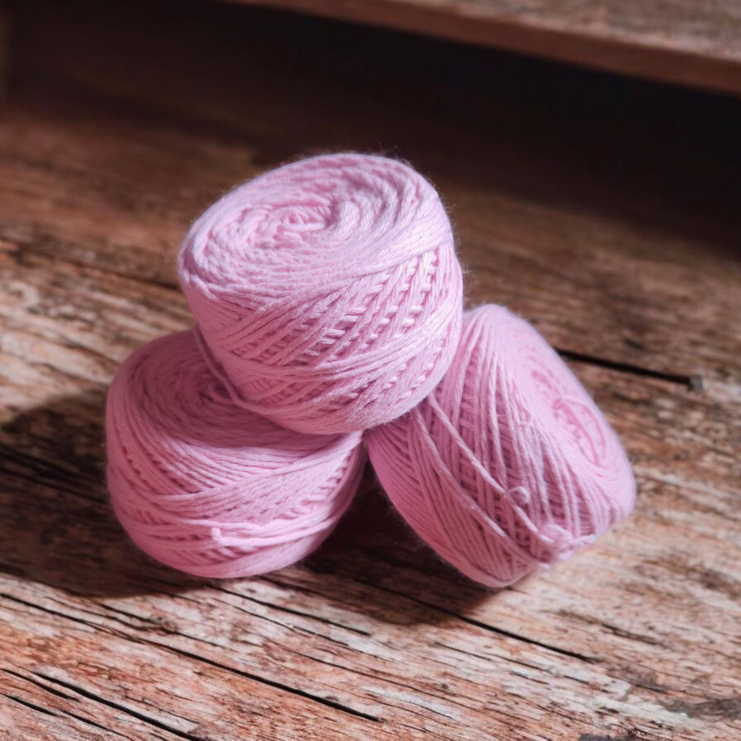 8ply Cotton Yarn - Pink and Lavender