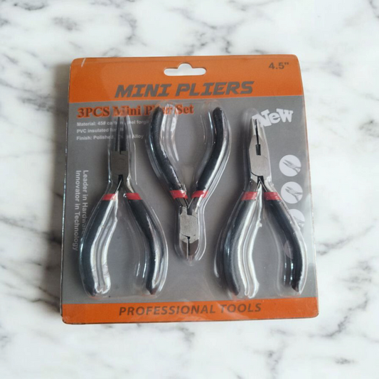 3 Piece Mini Plier Set