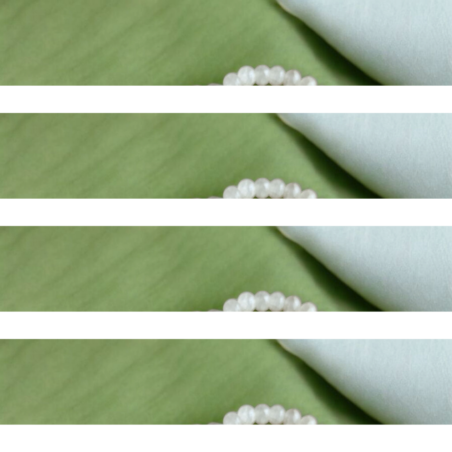 Pastel Yellow - Marble Finish Glass Beads