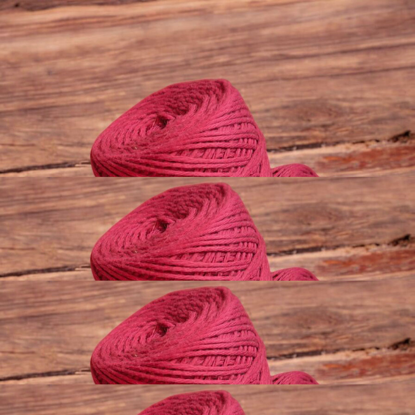 8ply Cotton Yarn - Red and Orange