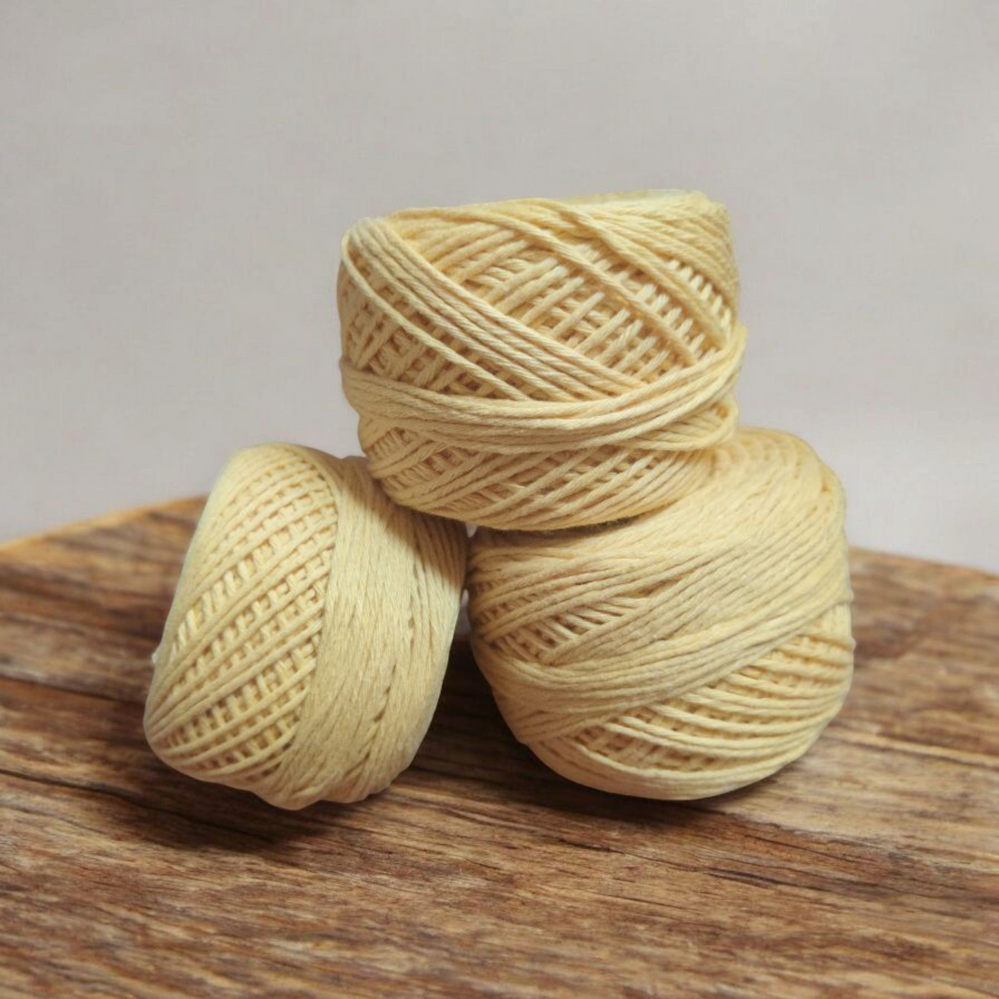 8ply Cotton Yarn - Yellow