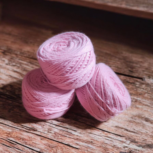 8ply Cotton Yarn - Pink and Lavender