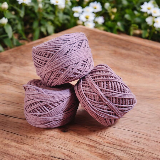 8ply Cotton Yarn - Pink and Lavender