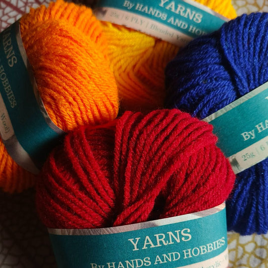 6-PLY Blended Yarn (Acrylic+Wool)