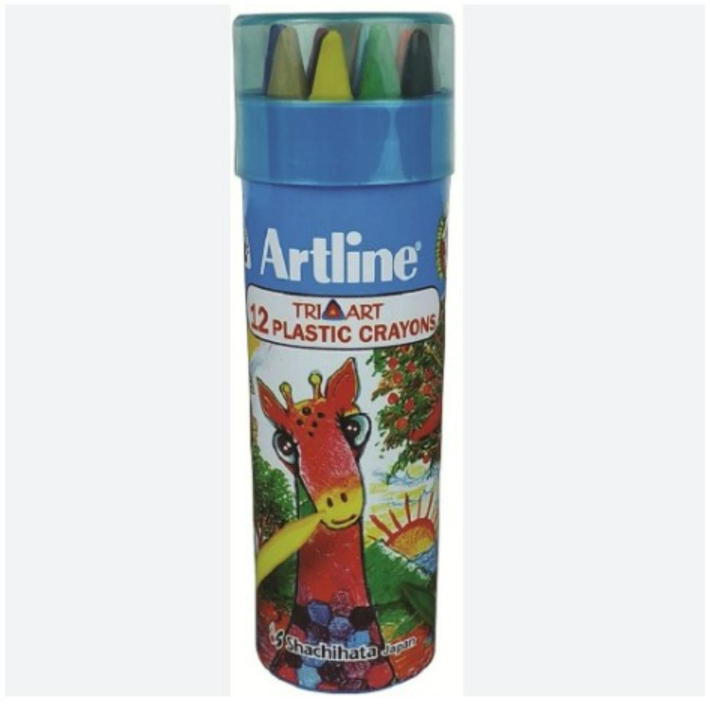 PLASTIC CRAYONS 12 SHADES