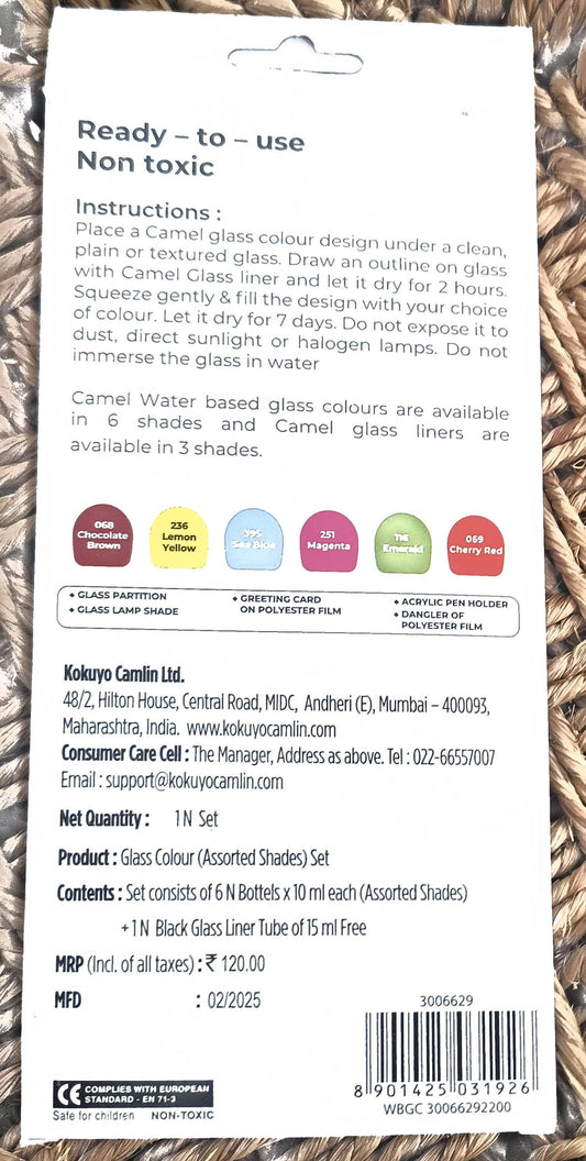 Camel Glass Colours (6)