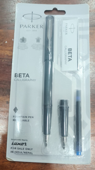 Parker Beta Calligraphy FP - Blue Ink