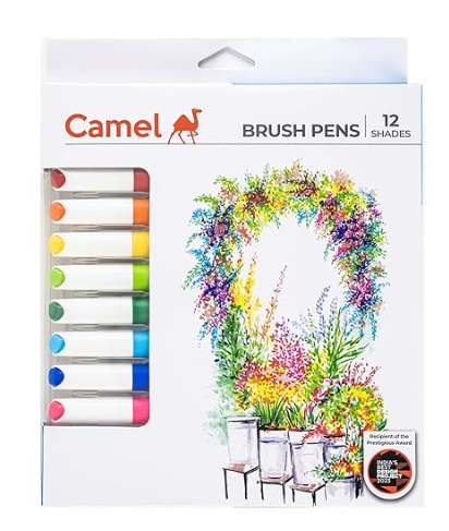 brush pens camel