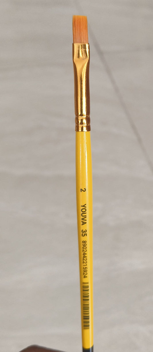 youva brush flat size 2