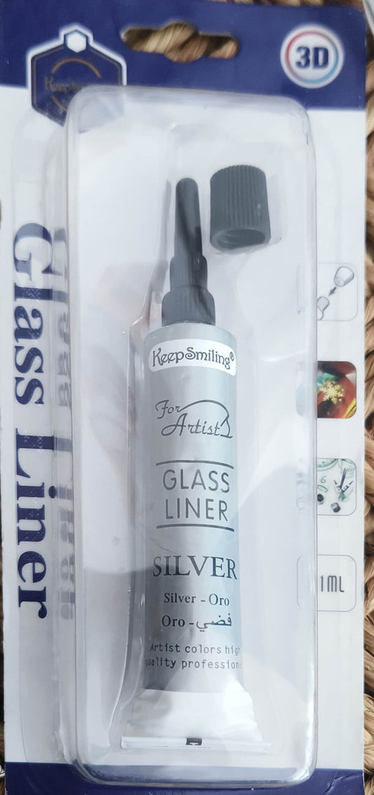 Glass Liner Silver