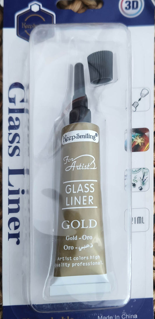 Glass Liner Gold