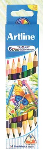 Love Art 6 DUO Colour Pencils - Set of 10