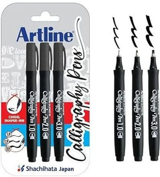 Artline Calligraphy Pen (Black)