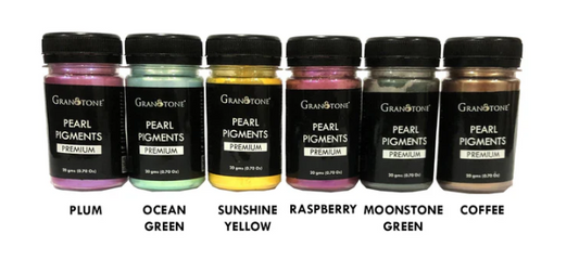 Vibrant Mica Pearl Pigments (Set of 6)